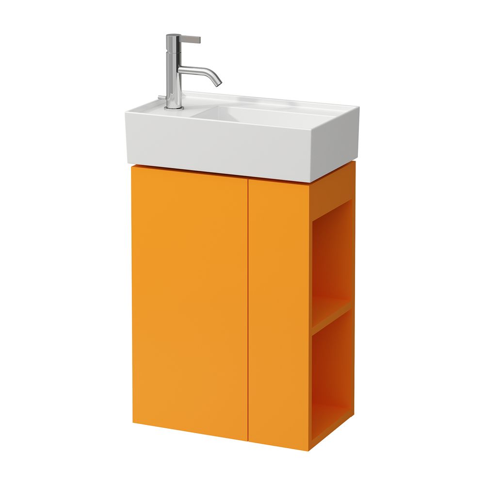 Laufen Waschtischunterbau Kartell 270x440x600mm, Ockerbraun, 1 Tür links Regal r... LAUFEN-H4075170336431 7612738971298 (Abb. 1)