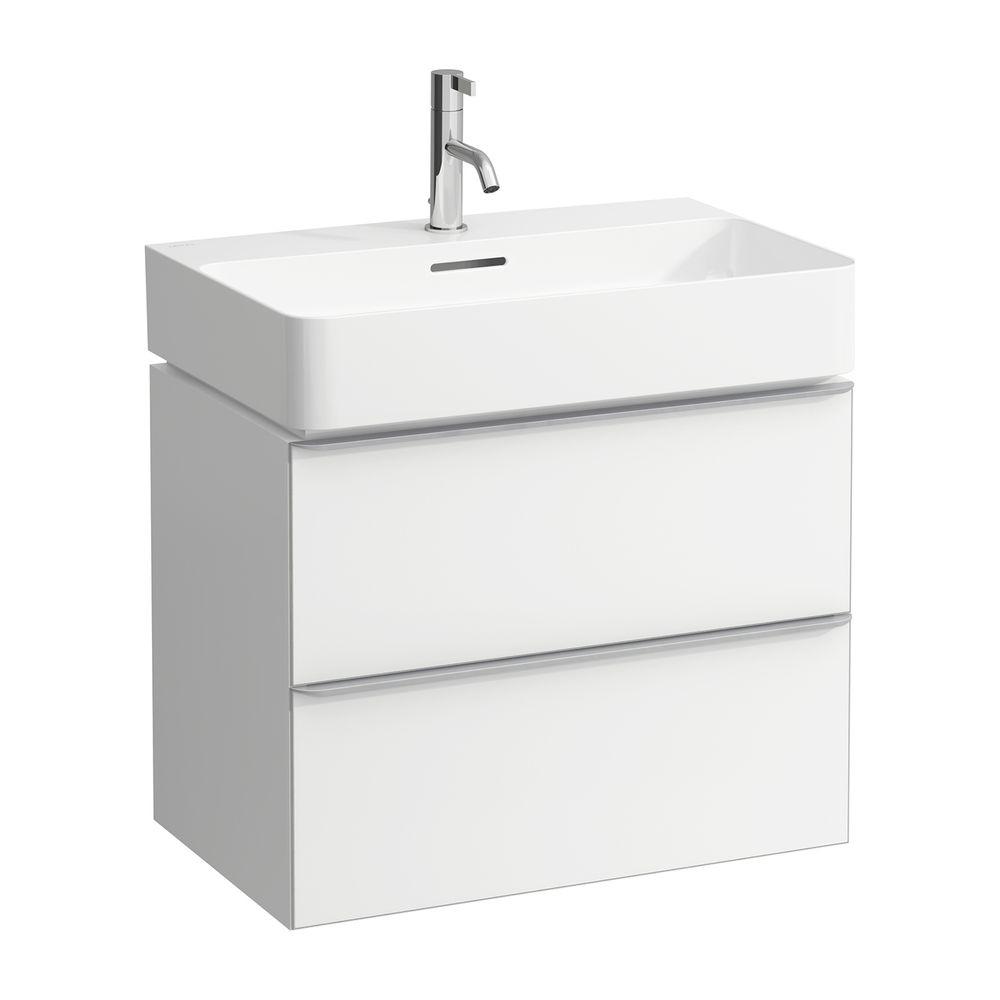 Laufen Waschtischunterbau SPACE 408x636x500mm, Ulme dunkel, 2 Schubladen mit Gri... LAUFEN-H4101621601031 7612738345082 (Abb. 1)