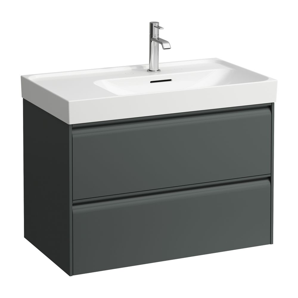 Laufen Waschtischunterbau MEDA 448x784x515mm, V.-grau, 2 Schubl., 1 Ordnungssys.... LAUFEN-H4215920112661 7612738095444 (Abb. 1)