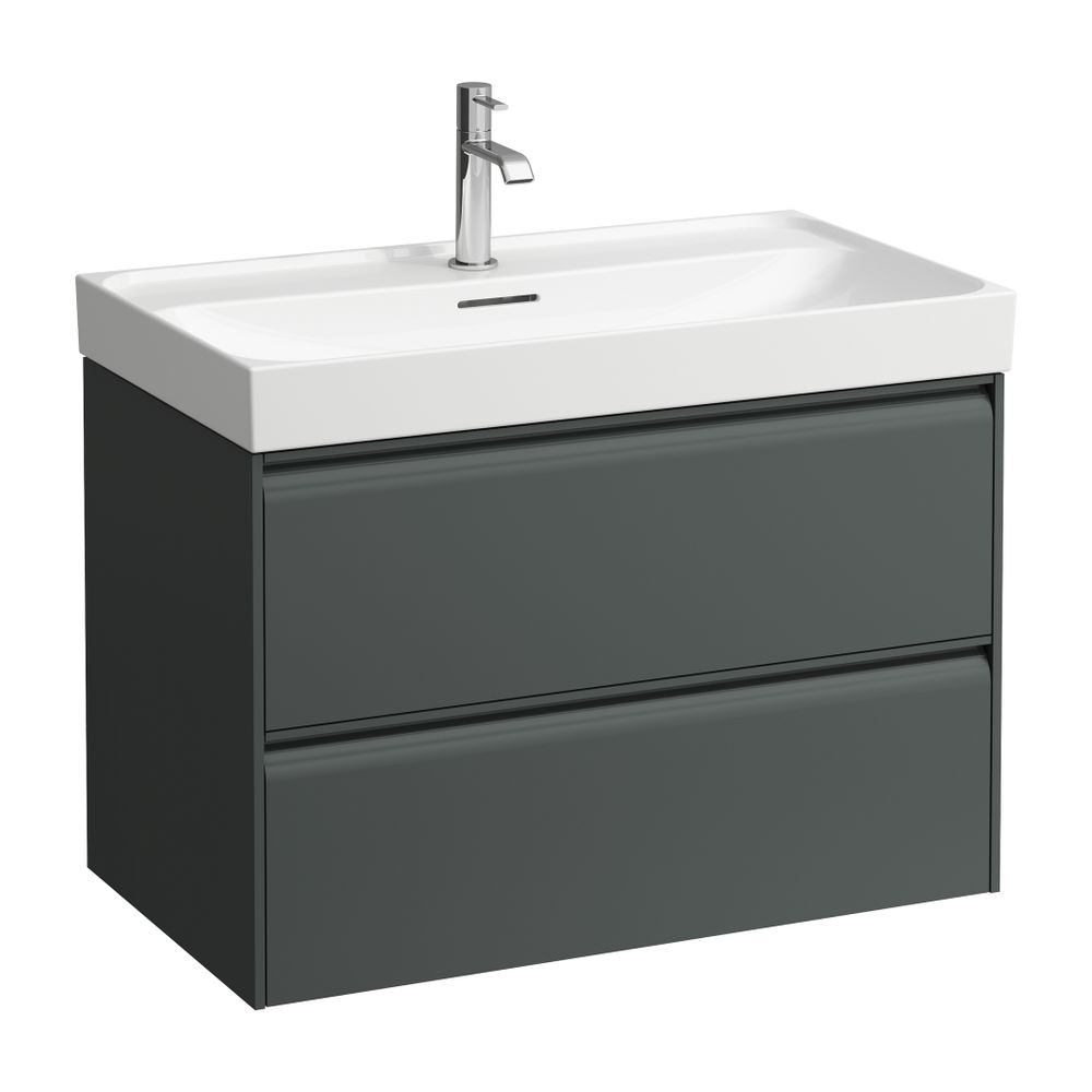 Laufen Waschtischunterbau MEDA 448x784x515mm, v.-grau, 2 Schubl., 1 Ordnungssys.... LAUFEN-H4216120112661 7612738095567 (Abb. 1)