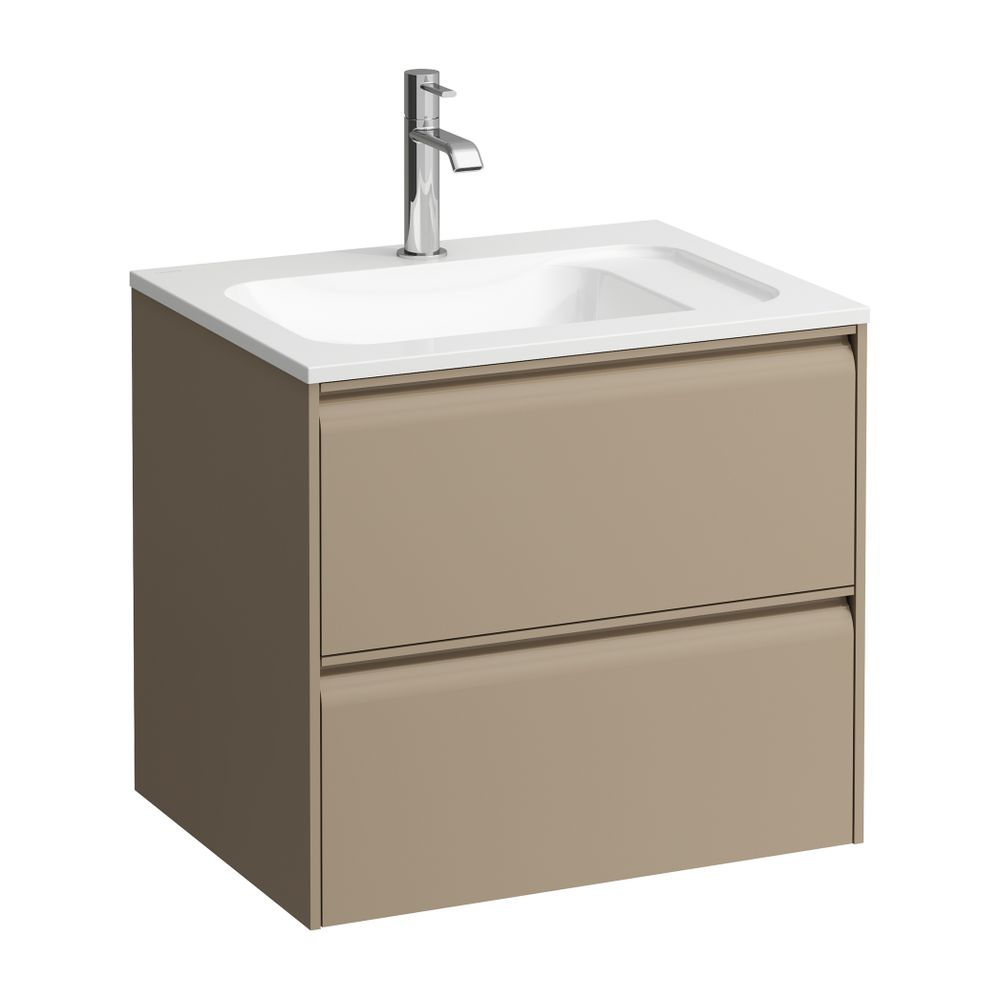 Laufen Waschtischunterbau MEDA 442x572x504mm, Cappuccino, 2 Schubl., 1 Ordnungss... LAUFEN-H4216720114651 7612738096168 (Abb. 1)