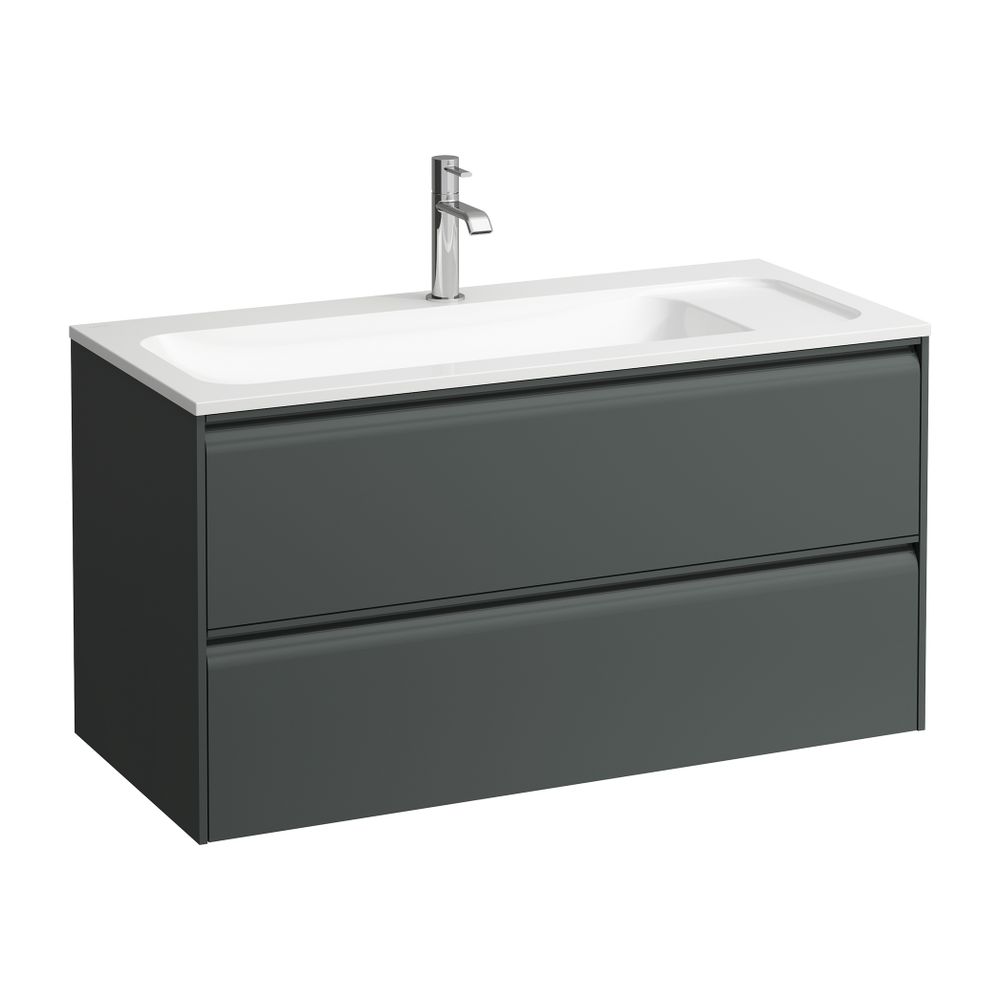 Laufen Waschtischunterbau MEDA 442x972x504mm, v.-grau, 2 Schubl., 1 Ordnungssys.... LAUFEN-H4216920112661 7612738096267 (Abb. 1)