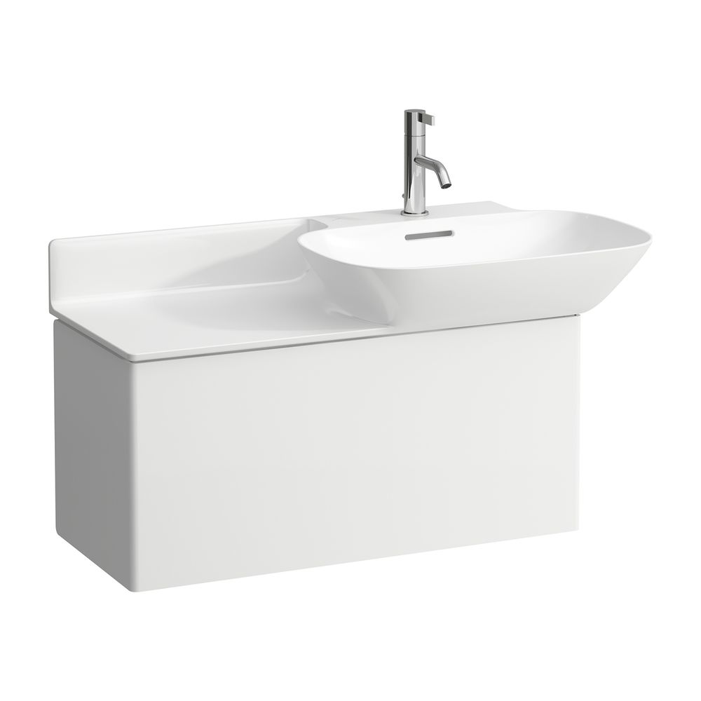 Laufen Waschtischunterbau INO 348x770x355mm, Mattweiß, 1 Schublade... LAUFEN-H4254010301701 7612738343705 (Abb. 1)