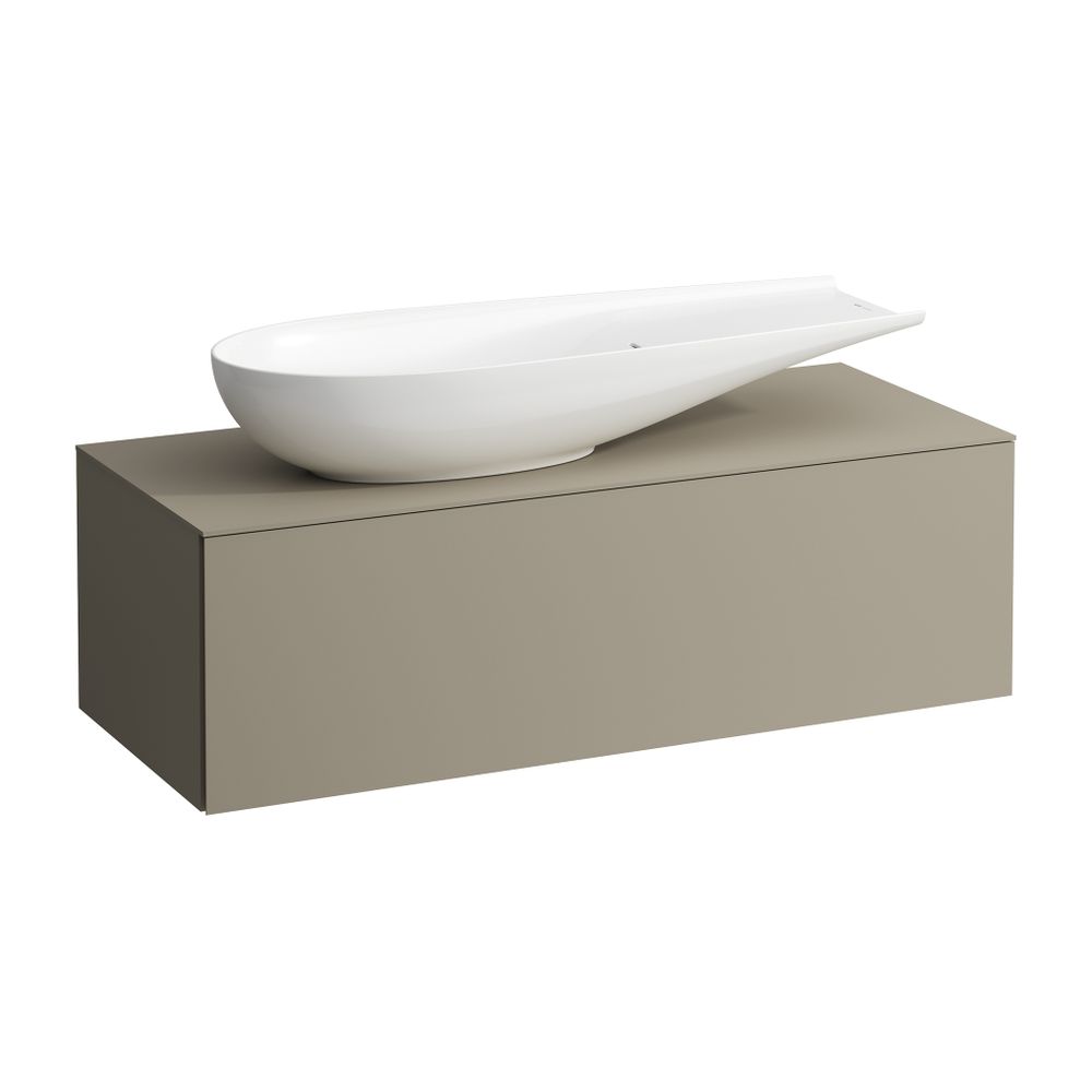 Laufen Schubladenelement, Ilbagnoalessi, 1200mm, Pearlbeige, 1 Schub., Ausschn. ... LAUFEN-H4303220972701 7612738071752 (Abb. 1)