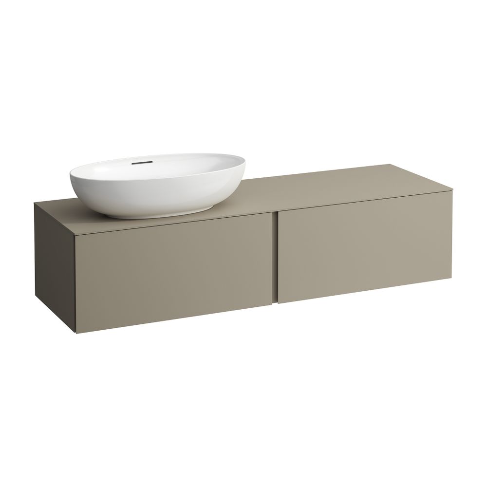 Laufen Schubladenelement, Ilbagnoalessi, 1600mm, Pearlbeige, 2 Schub., Ausschn. ... LAUFEN-H4303520972701 7612738071905 (Abb. 4)