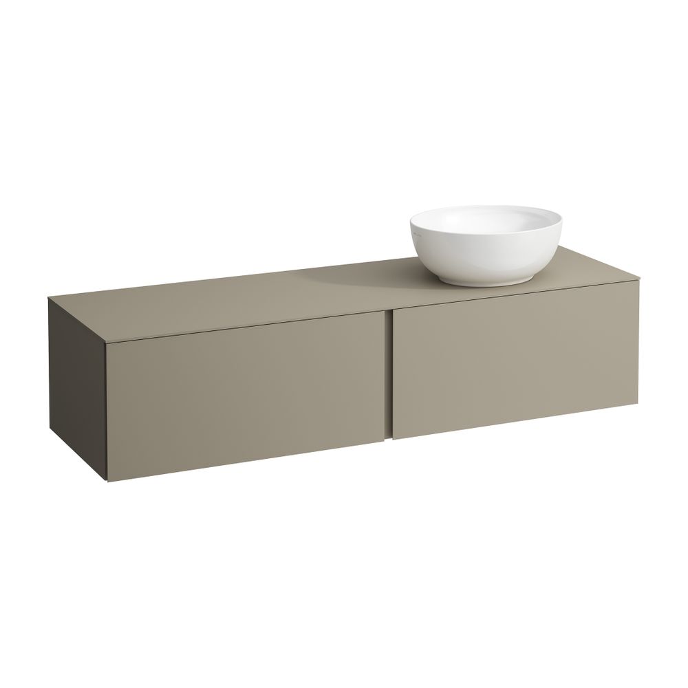 Laufen Schubladenelement, Ilbagnoalessi, 1600mm, Pearlbeige, 2 Schub., Ausschn. ... LAUFEN-H4303530972701 7612738071936 (Abb. 1)