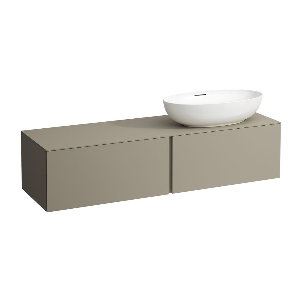 Laufen Schubladenelement, Ilbagnoalessi, 1600mm, Pearlbeige, 2 Schub., Ausschn. ... LAUFEN-H4303530972701 7612738071936 (Abb. 4)