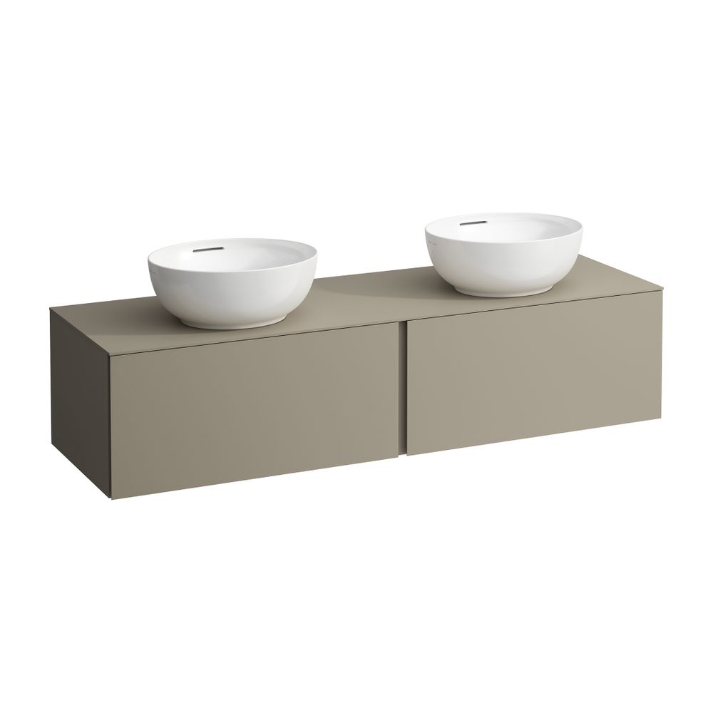 Laufen Schubladenelement, Ilbagnoalessi, 1600mm, Pearlbeige, 2 Schub., Ausschn. ... LAUFEN-H4303540972701 7612738071967 (Abb. 2)
