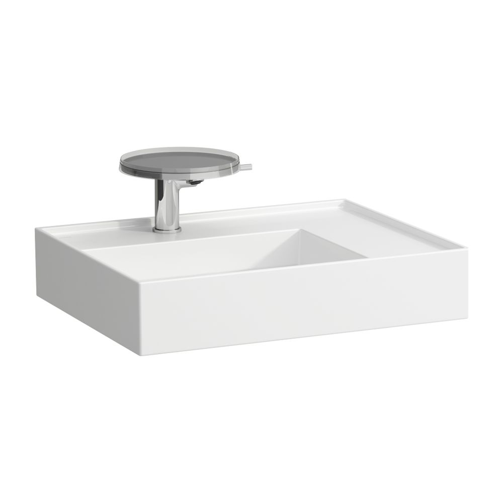 Laufen Aufsatzwaschtisch Kartell 460x600x150mm, Weiß LCC, 2 Hahnlöcher, ohne Übe... LAUFEN-H818334A008151 7612738088866 (Abb. 1)