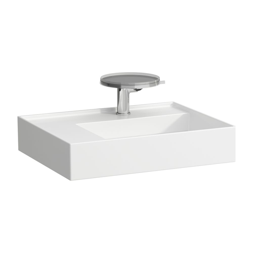 Laufen Aufsatzwaschtisch Kartell 460x600x150mm, Weiß LCC, 1 Hahnloch, ohne Überl... LAUFEN-H818335A001111 7612738088873 (Abb. 1)
