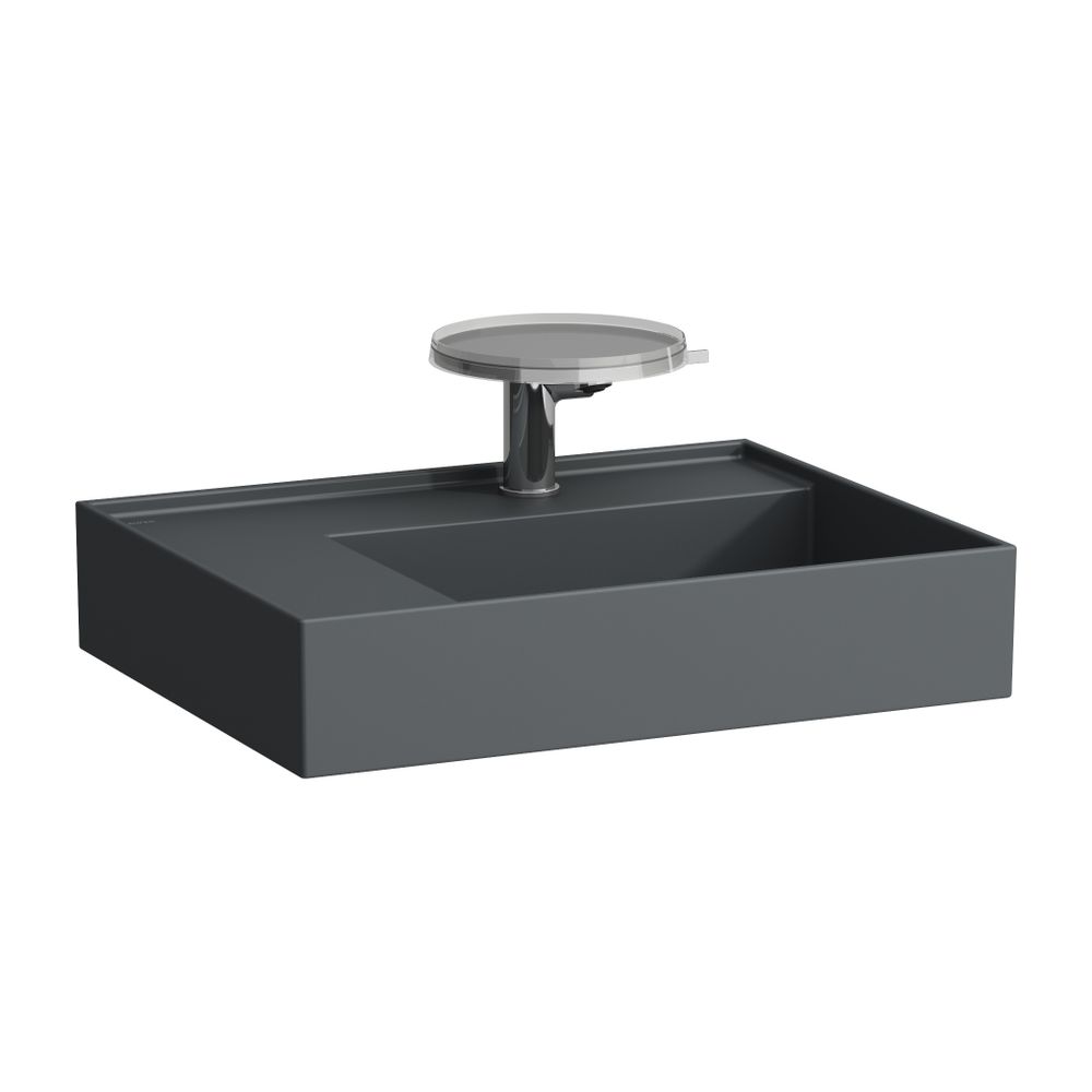 Laufen Waschtisch Kartell 460x600x150mm, Mattgraphit, 3 Hahnlöcher, ohne Überlau... LAUFEN-H8103357581581 7612738964818 (Abb. 1)