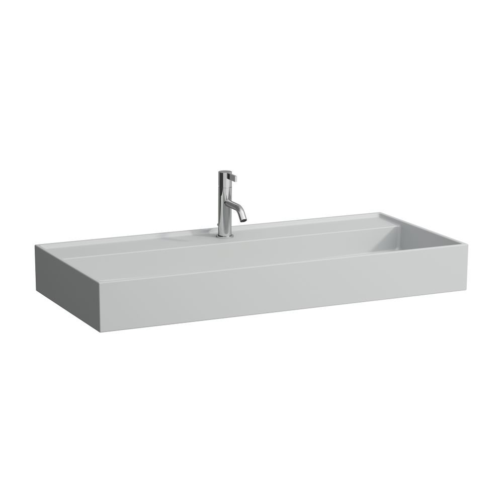 Laufen Waschtisch Kartell 460x1000x145mm, Mattgrau, 1 Hahnloch, ohne Überlauf, K... LAUFEN-H8103377591561 7612738010720 (Abb. 1)