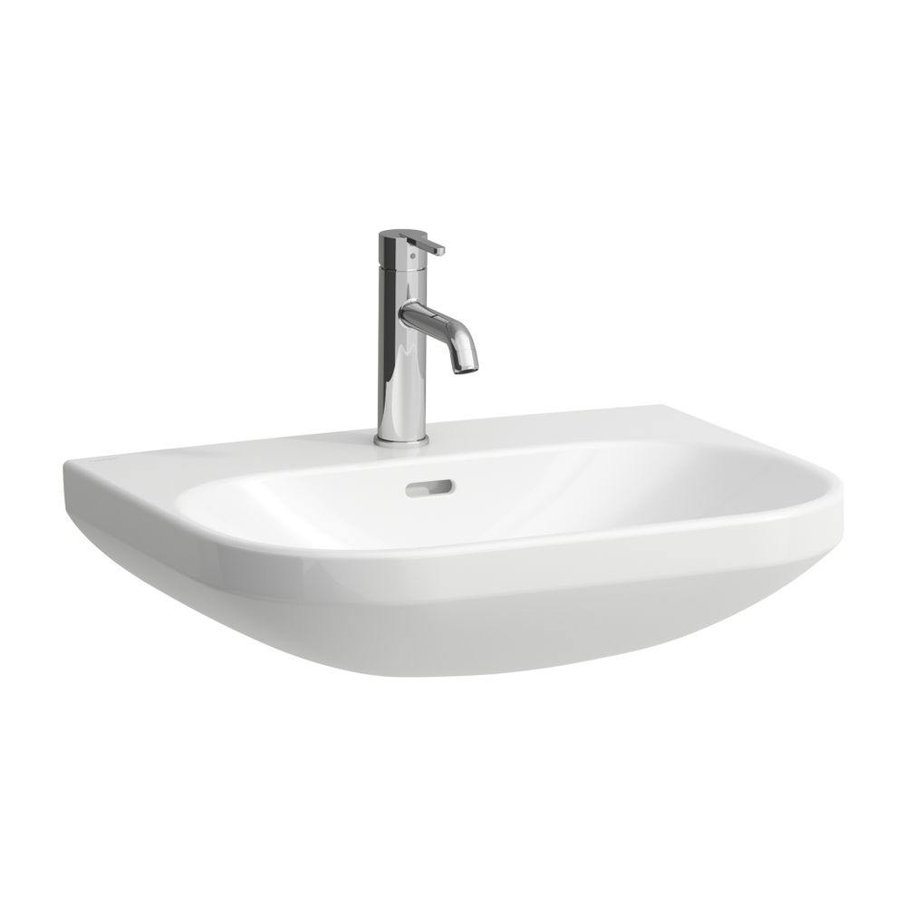 Laufen Waschtisch LUA 460x600x180mm, Weiß, ohne Hahnloch/Überlauf, Kanal unten g... LAUFEN-H8110830001421 7612738984953 (Abb. 1)