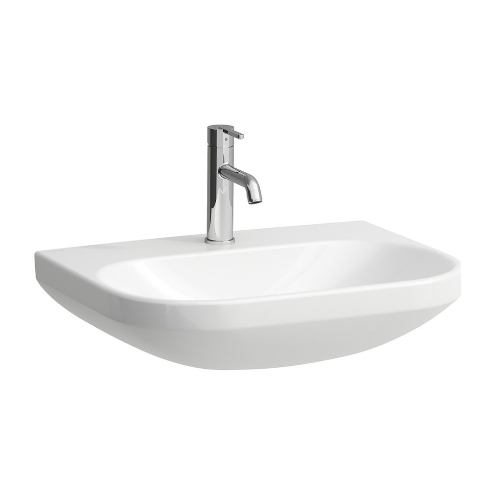 Laufen Waschtisch LUA 460x600x180mm, Weiß, 1 Hahnloch, ohne Überlauf, Kanal unte... LAUFEN-H8110830001561 7612738985004 (Abb. 1)
