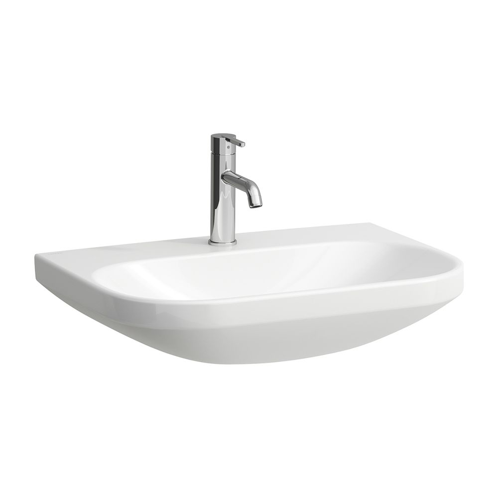 Laufen Waschtisch LUA 460x650x180mm, Weiß, 1 Hahnloch, ohne Überlauf, Kanal unte... LAUFEN-H8110860001561 7612738015732 (Abb. 1)