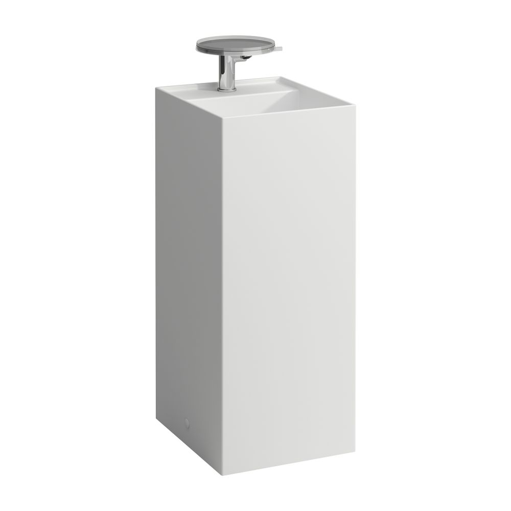 Laufen Waschtisch freistehend Kartell 435x375x900mm, Mattweiß, 2 Hahnlöcher, ohn... LAUFEN-H8113317578151 7612738944896 (Abb. 1)