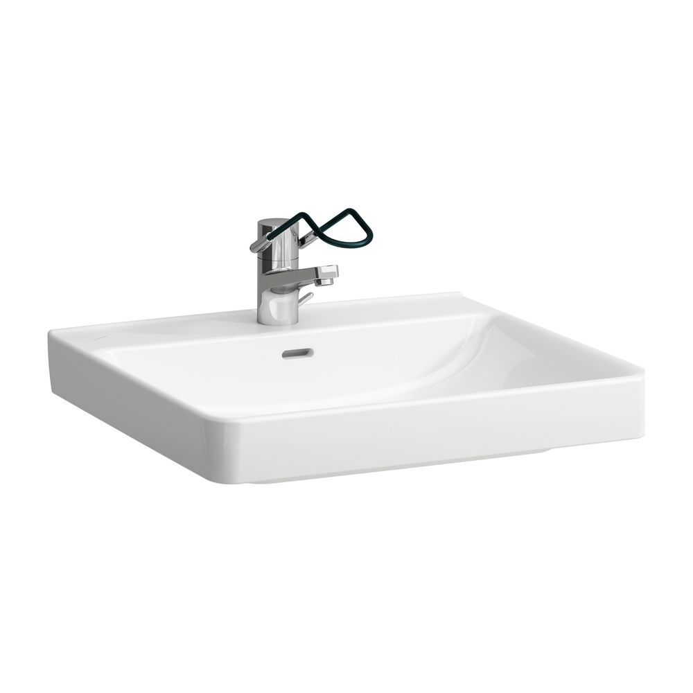 Laufen Waschtisch barrierefrei Pro Liberty 550x600x190mm, Weiß LCC, 1 Hahnloch, ... LAUFEN-H811950A001561 7612738086473 (Abb. 1)