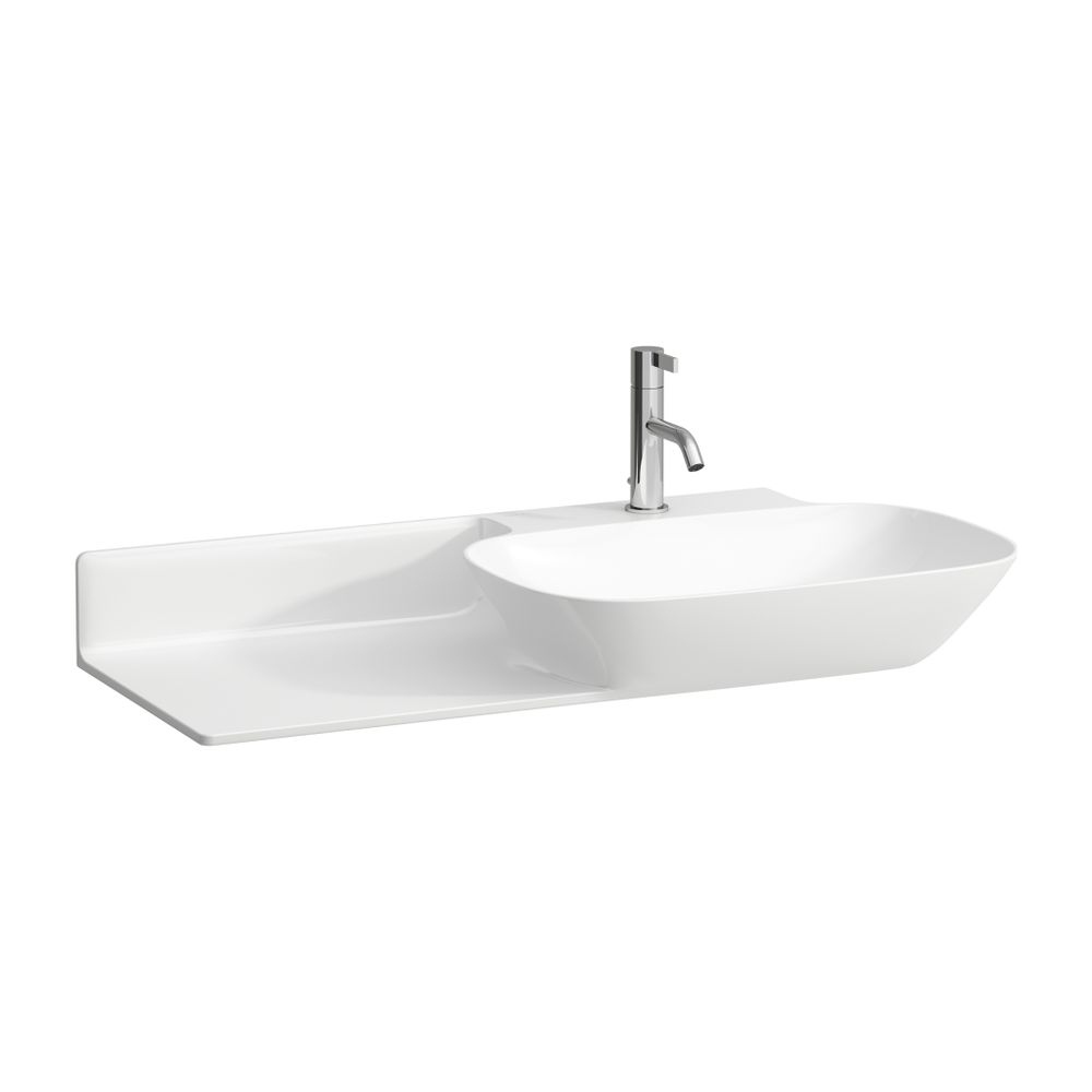 Laufen Waschtisch INO 450x900x145mm, Weiß LCC, 1 Hahnloch, ohne Überlauf Ablage ... LAUFEN-H8133014001111 7612738343019 (Abb. 1)