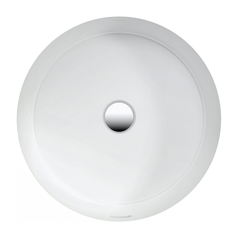 Laufen Einbauwaschtisch von unten Living City 455x450x155mm, Weiß, rund, ohne Ha... LAUFEN-H8134390001091 7612738312084 (Abb. 2)
