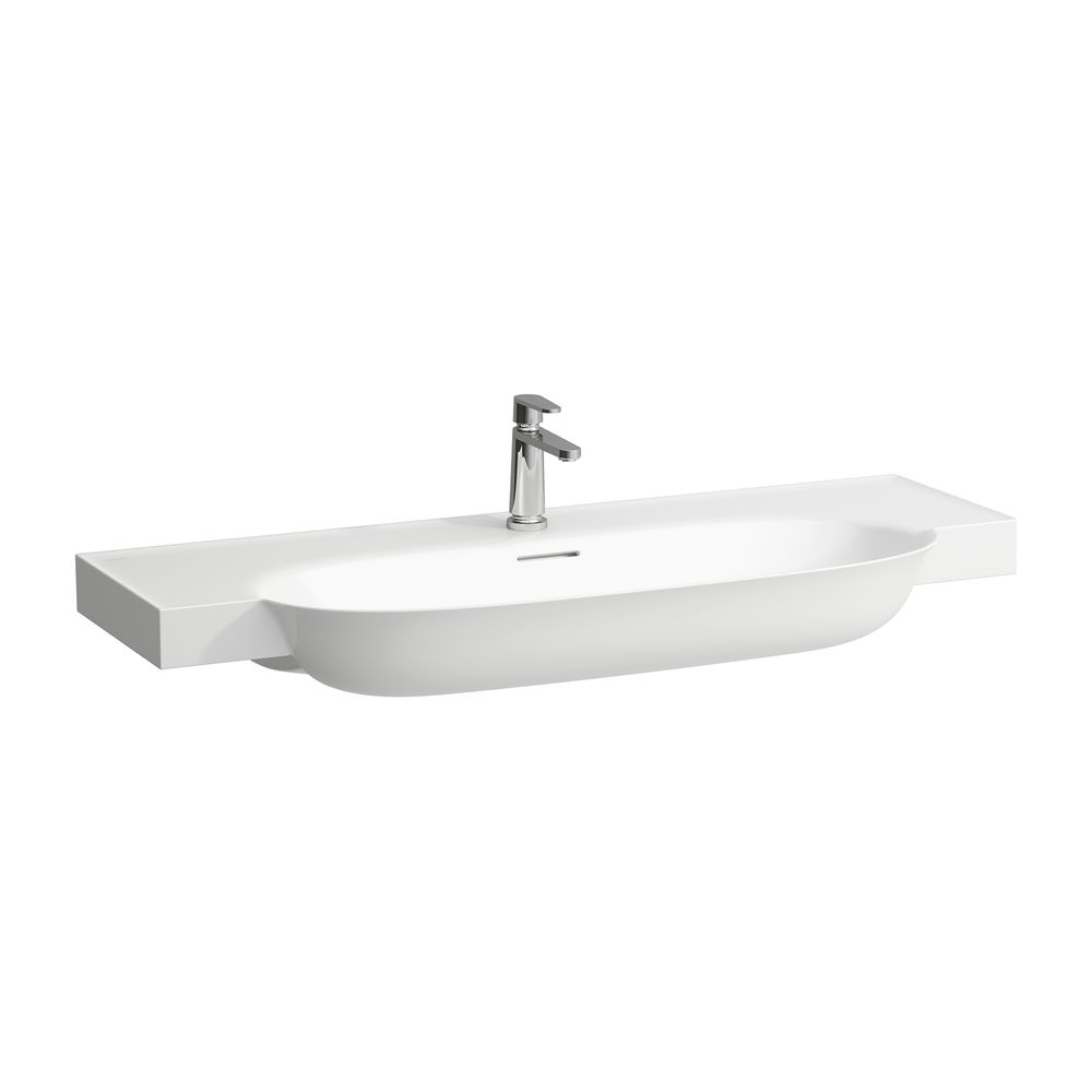Laufen Waschtisch The New Classic 480x1200x165mm, Weiß, 3 Hahnlöcher mit Überlau... LAUFEN-H8138580001081 7612738940287 (Abb. 1)