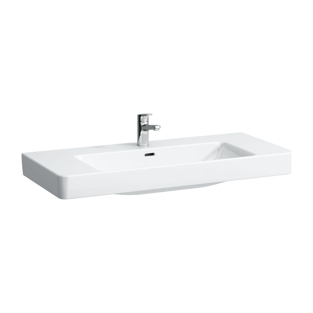 Laufen Waschtisch Laufen Pro S 465x1050x175mm, Weiß, 1 Hahnloch, mit Überlauf... LAUFEN-H8139660001041 7612738280758 (Abb. 1)