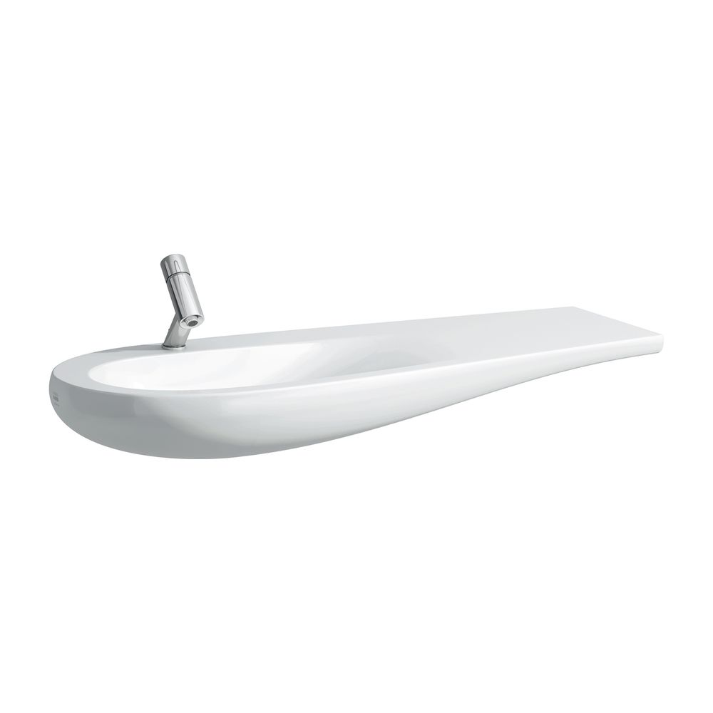 Laufen Möbelwaschtisch, Ilbagnoalessi, 500x1200x165mm, Weiß LCC, Abl. rechts, 1 ... LAUFEN-H8149734001041 7612738320348 (Abb. 1)