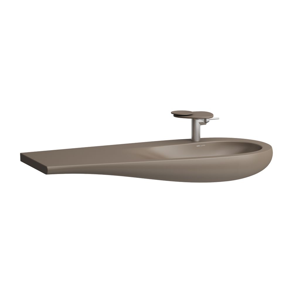 Laufen Möbelwaschtisch, Ilbagnoalessi, 500x1200x165mm, Kaffee Matt, Abl. links, ... LAUFEN-H8149741881041 7612738078997 (Abb. 1)
