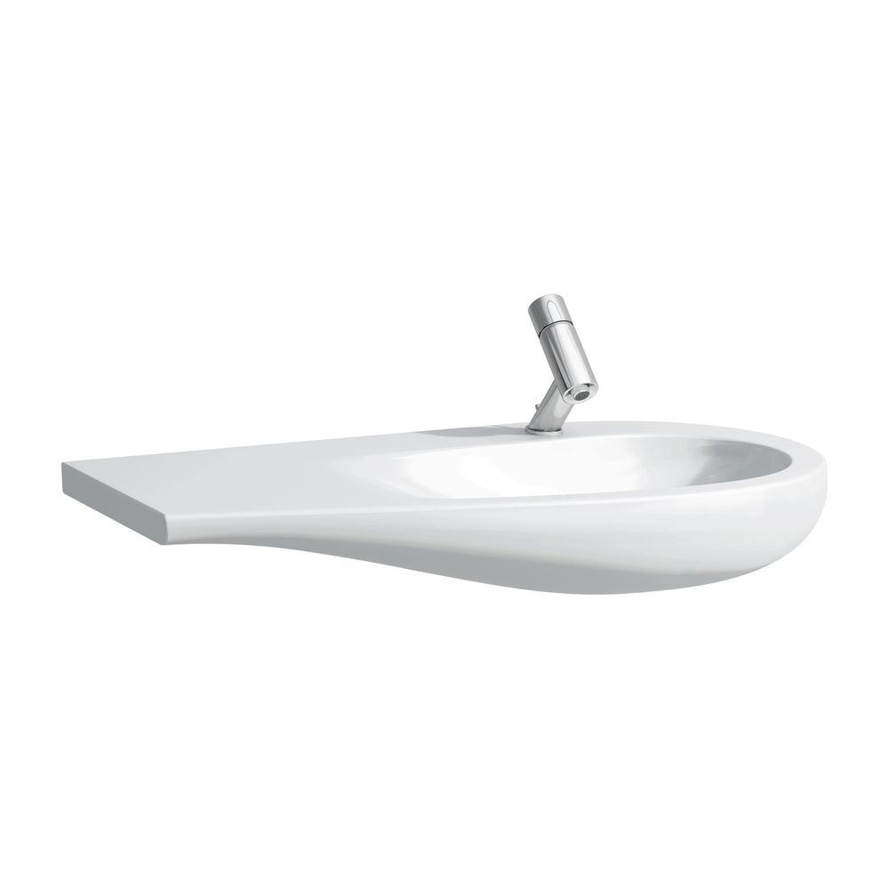 Laufen Möbelwaschtisch, Ilbagnoalessi, 500x900x165mm, Weiß LCC, Abl. links, ohne... LAUFEN-H8149764001091 7612738320485 (Abb. 1)