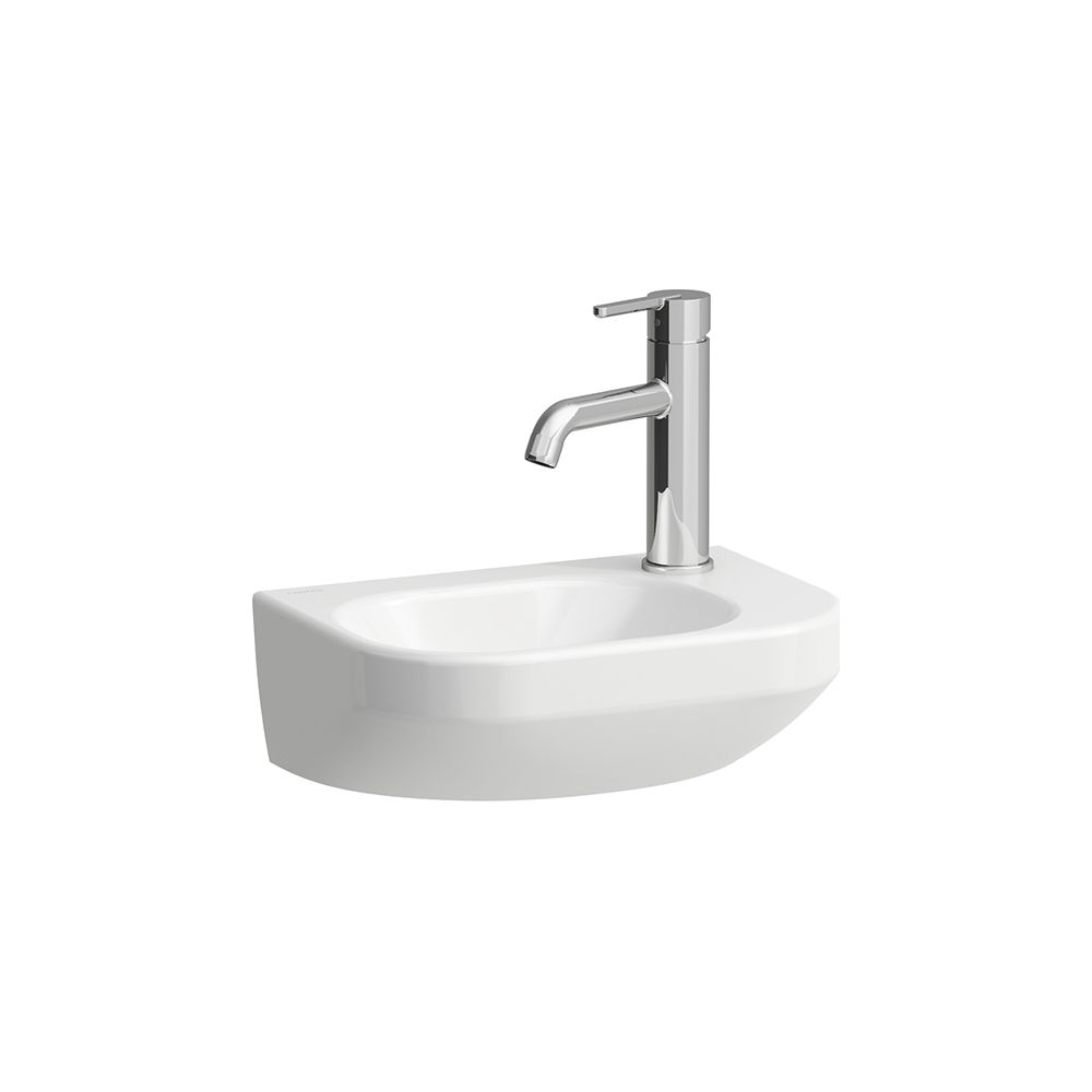 Laufen Waschtisch LUA 360x250x145mm, Weiß LCC, asymmetrisch Becken links 1 Hahnl... LAUFEN-H8150804001141 7612738031435 (Abb. 1)