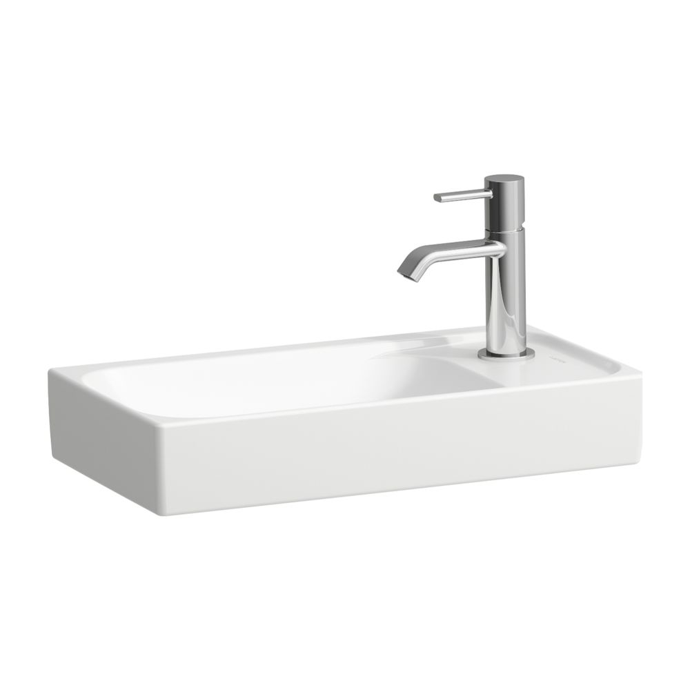 Laufen Handwaschbecken, MEDA, 235x460x115mm, Weiß, asymmetrisch, 1 Hahnloch, ohn... LAUFEN-H8151130001141 7612738026004 (Abb. 1)