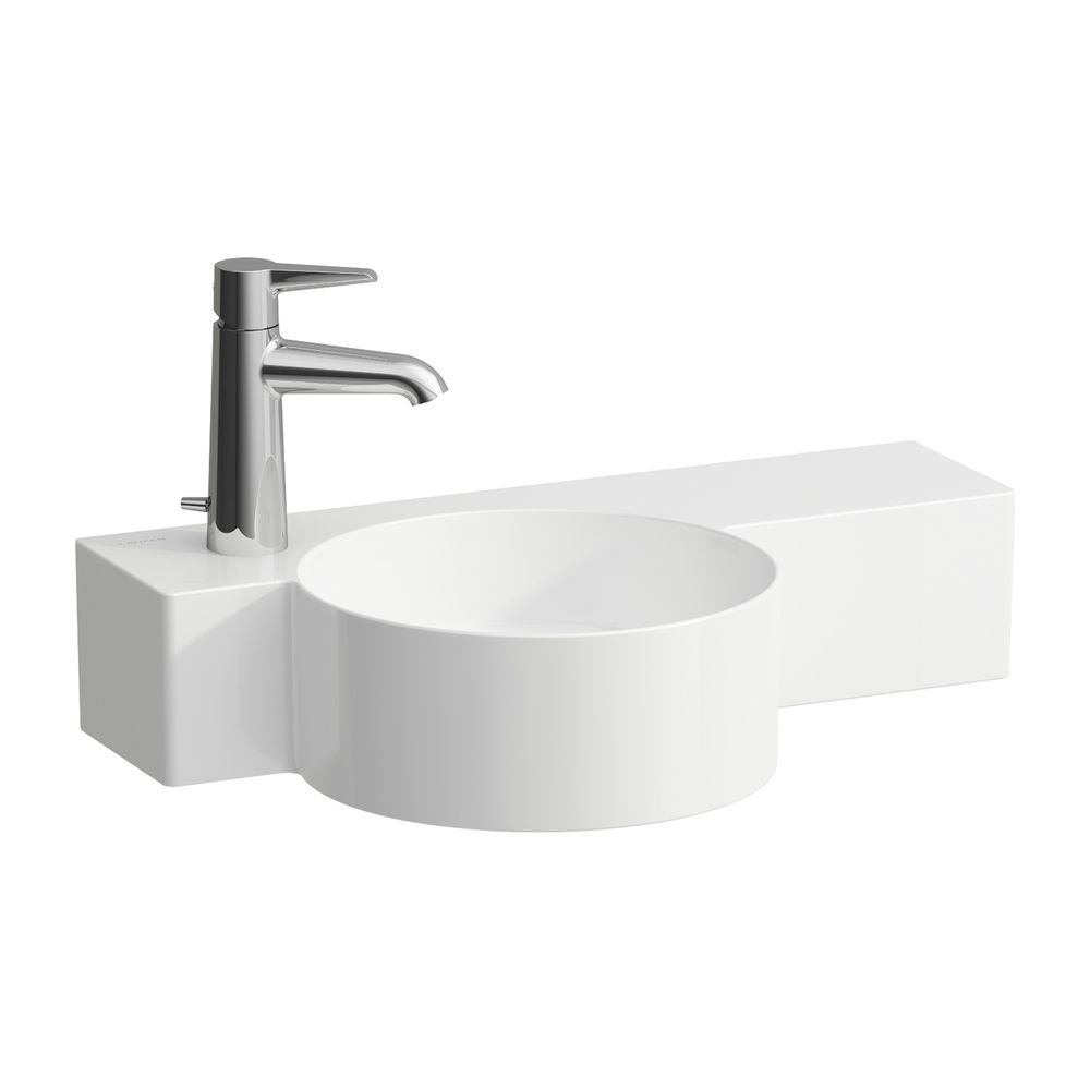 Laufen Handwaschbecken VAL 315x550x155mm, Weiß LCC, ohne Hahnloch, mit Überlauf ... LAUFEN-H8152834008131 7612738943394 (Abb. 1)