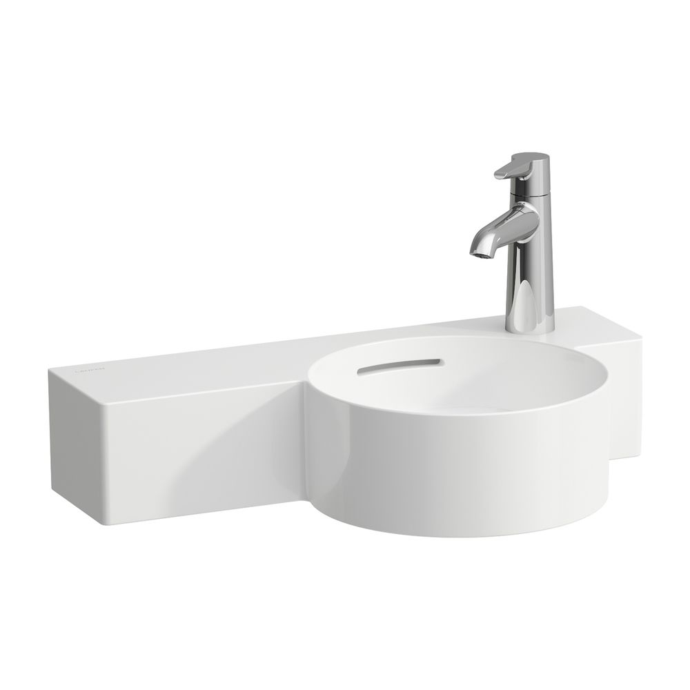 Laufen Handwaschbecken VAL 315x550x155mm, Active Weiß LCC, ohne Hahnloch/Überlau... LAUFEN-H815284A001421 7612738087524 (Abb. 1)