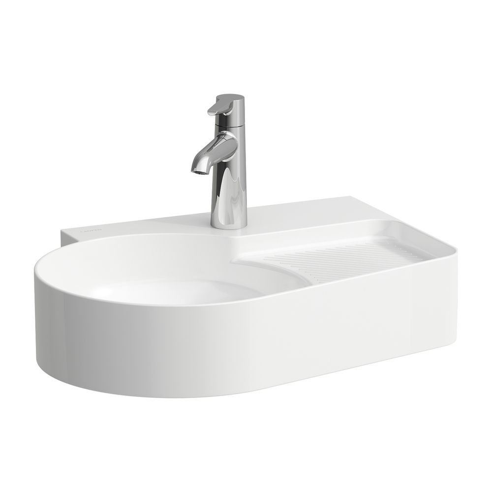 Laufen Aufsatzwaschtisch VAL 400x530x155mm, Weiß LCC, 1 Hahnloch, ohne Überlauf,... LAUFEN-H816288A001561 7612738088309 (Abb. 1)