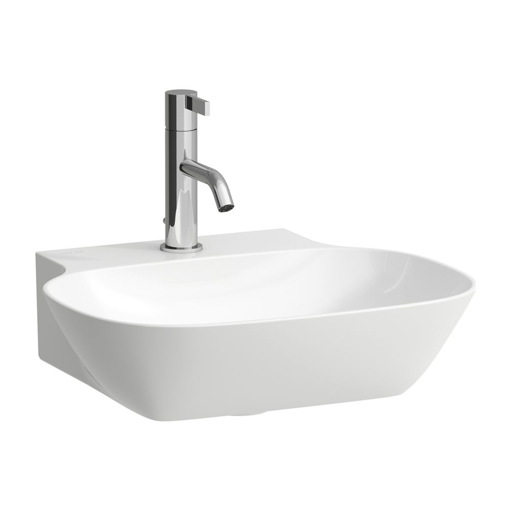 Laufen Aufsatzhandwaschbecken INO 450x410x145mm, Weiß, 1 Hahnloch, ohne Überlauf... LAUFEN-H8163000001111 7612738343248 (Abb. 1)