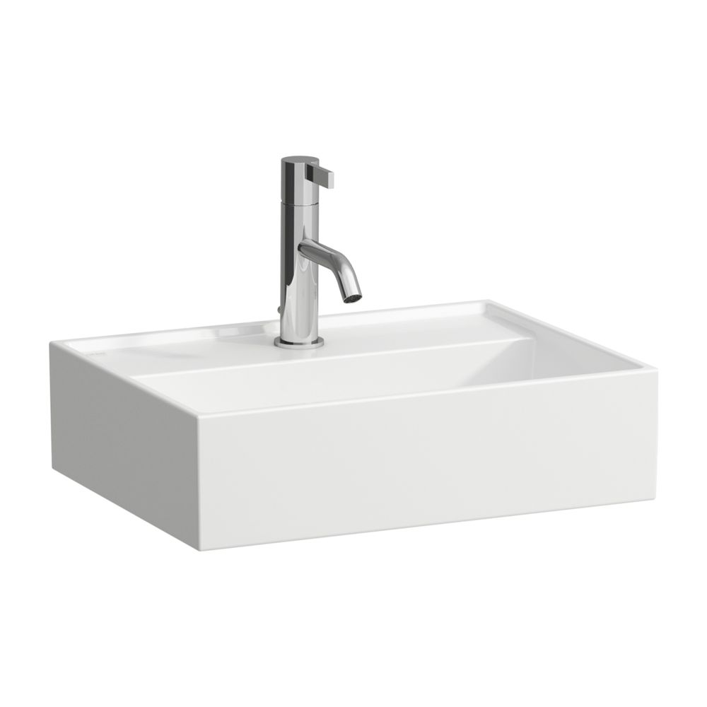 Laufen Handwaschbecken Kartell 340x450x140mm, Weiß LCC, 1 Hahnloch, ohne Überlau... LAUFEN-H8153304001561 7612738009694 (Abb. 1)