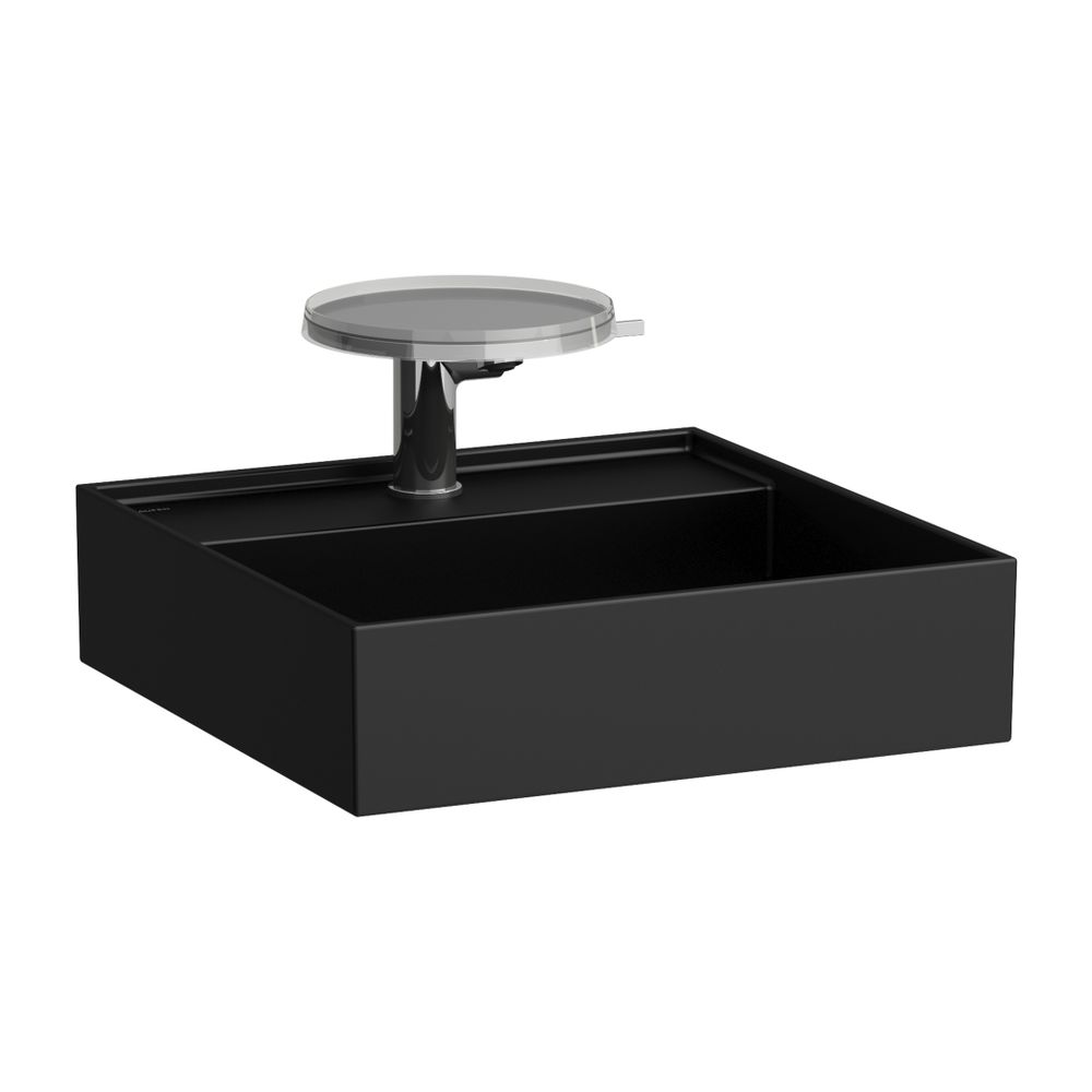 Laufen Handwaschbecken Kartell 460x460x150mm, Mattschwarz, 2 Hahnlöcher, ohne Üb... LAUFEN-H8153317168151 7612738964580 (Abb. 1)