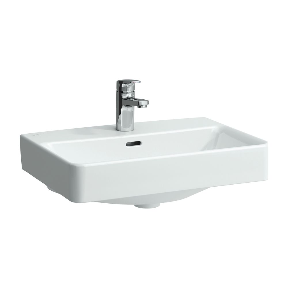 Laufen Waschtisch kompakt Laufen Pro S 380x550x175mm, Weiß, 1 Hahnloch, mit Über... LAUFEN-H8189580001041 4014804790728 (Abb. 1)