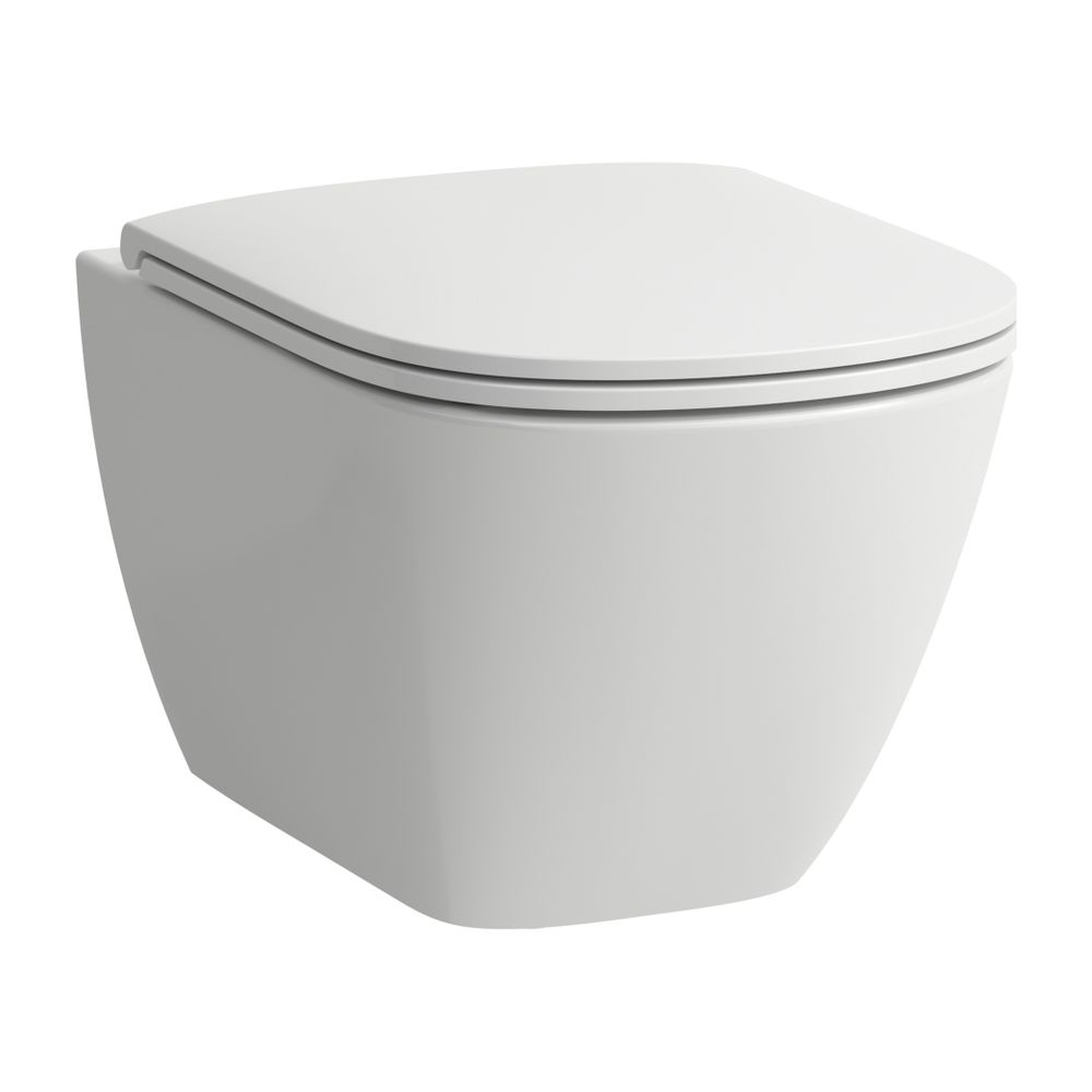 Laufen Tiefspül-WC wandhängend LUA 530x360mm, spülrandlos mit verdeckter Befesti... LAUFEN-H8200804000001 7612738982423 (Abb. 1)