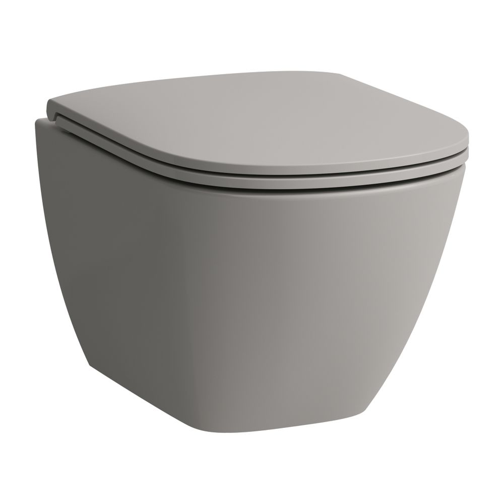 Laufen Tiefspül-WC wandhängend LUA 490x360mm, spülrandlos Ausführung kurz mit ve... LAUFEN-H8200830370001 7612738982508 (Abb. 1)