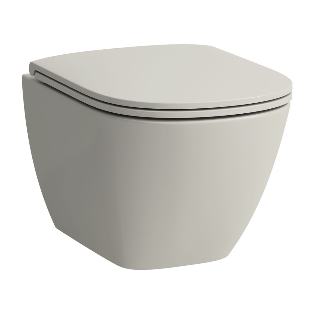 Laufen Tiefspül-WC wandhängend LUA 490x360mm, spülrandlos Ausführung kurz mit ve... LAUFEN-H8200830490001 7612738982515 (Abb. 1)