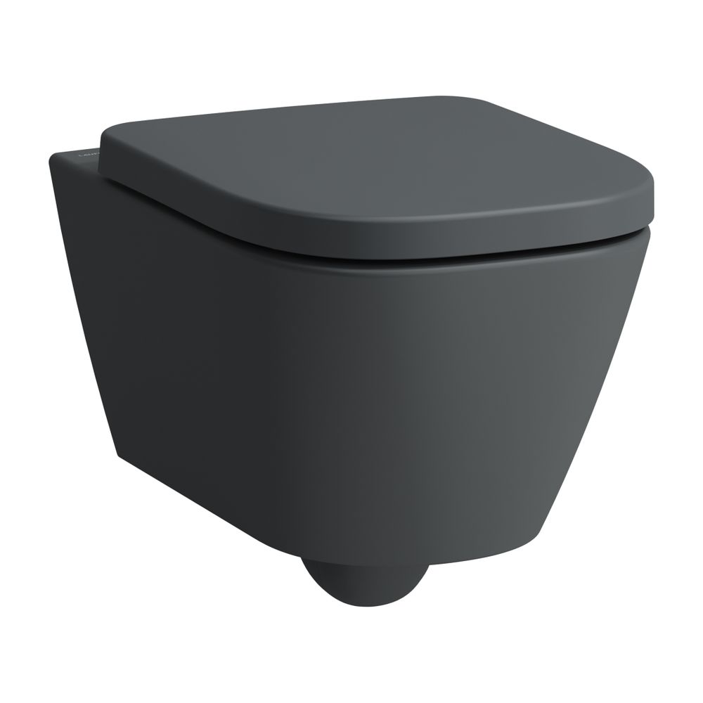 Laufen Wand-WC Advanced, verdeckte Befestigung, MEDA, 540x360mm, Graphit, Silent... LAUFEN-H8201107580001 7612738064440 (Abb. 1)