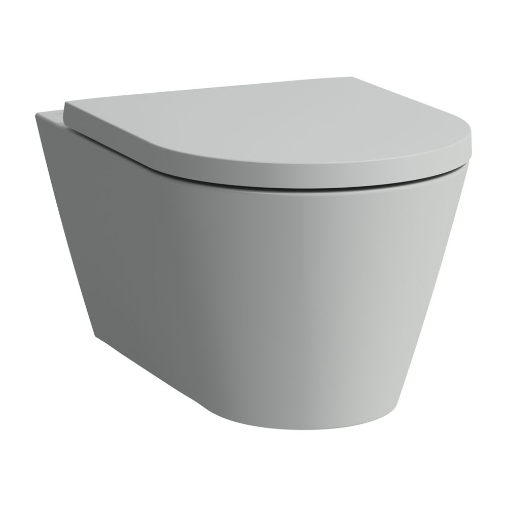 Laufen Tiefspül-WC wandhängend Kartell 545x370mm, spülrandlos, Mattgrau... LAUFEN-H8203377590001 7612738932466 (Abb. 1)