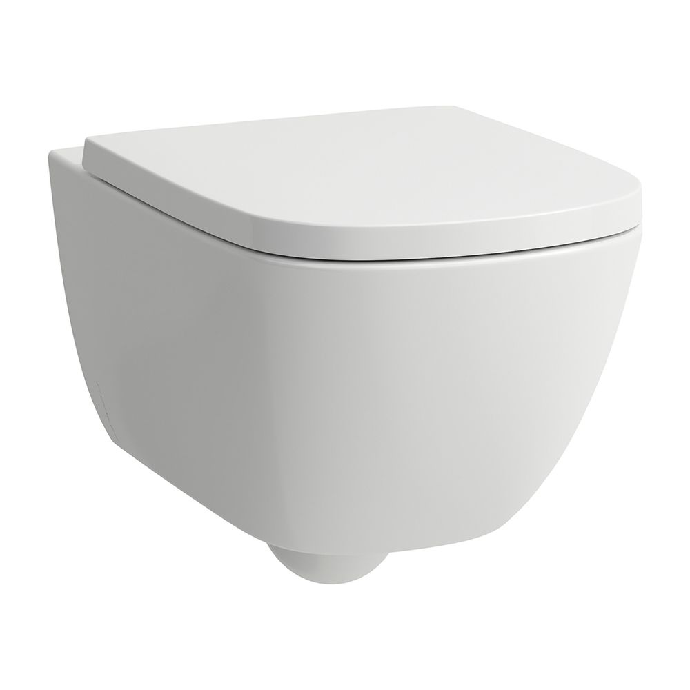 Laufen Tiefspül-WC wandhängend Palmoba 540x365mm, Mattweiß, spülrandlos... LAUFEN-H8208027570001 7612738992330 (Abb. 1)