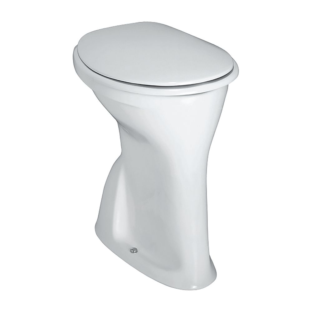 Laufen Stand-Flachspül-WC Albonova 50 480x350x500mm, Weiß, Abgang senkrecht... LAUFEN-H8219980000001 4014804062429 (Abb. 1)