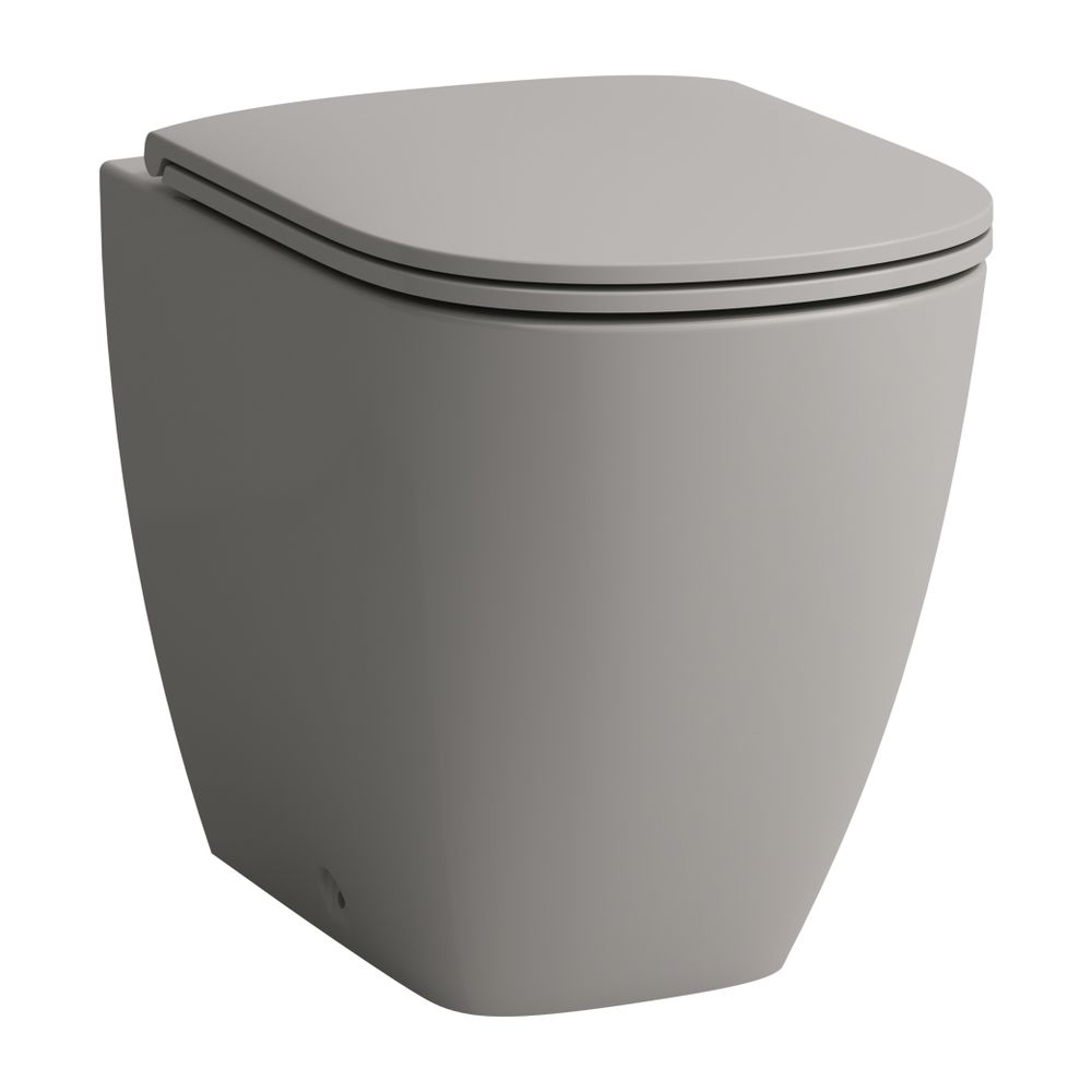 Laufen Stand-Tiefspül-WC LUA, 520x360x420mm, Manhattan, spülrandlos, Abgang waag... LAUFEN-H8230810370001 7612738058685 (Abb. 1)