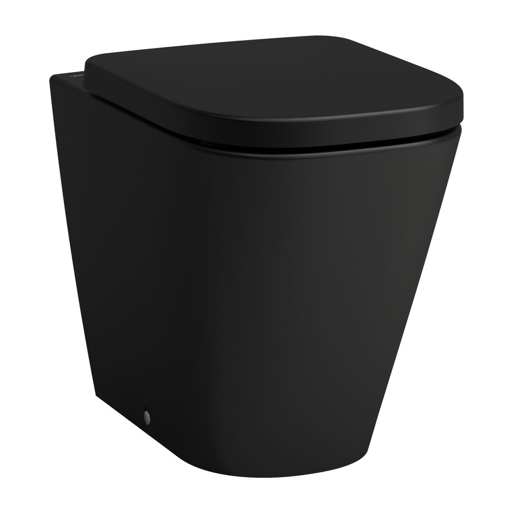 Laufen Stand-Tiefspül-WC MEDA, 540x360x430mm, Mattschwarz, Silent Flush, spülran... LAUFEN-H8231117160001 7612738069667 (Abb. 1)