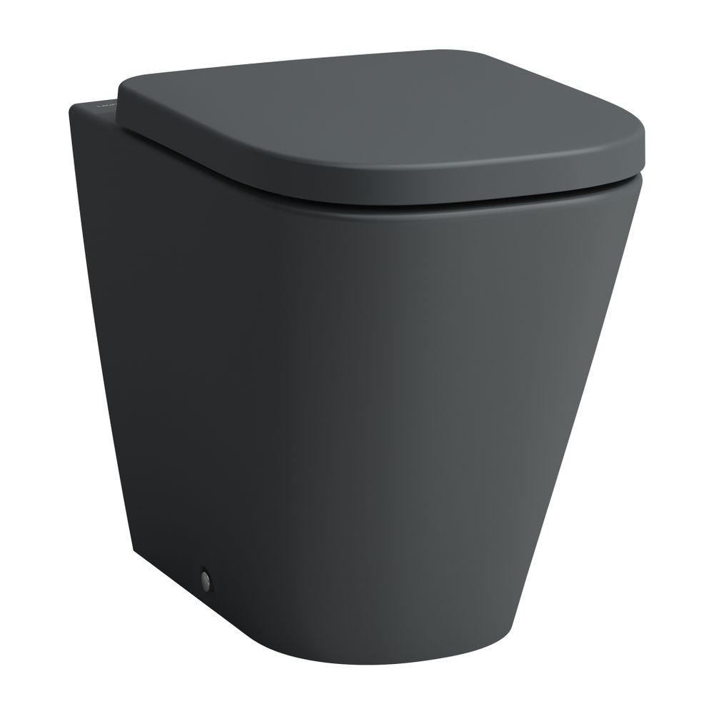 Laufen Stand-Tiefspül-WC MEDA, 540x360x430mm, Mattgraphit, Silent Flush, spülran... LAUFEN-H8231117580001 7612738069650 (Abb. 1)