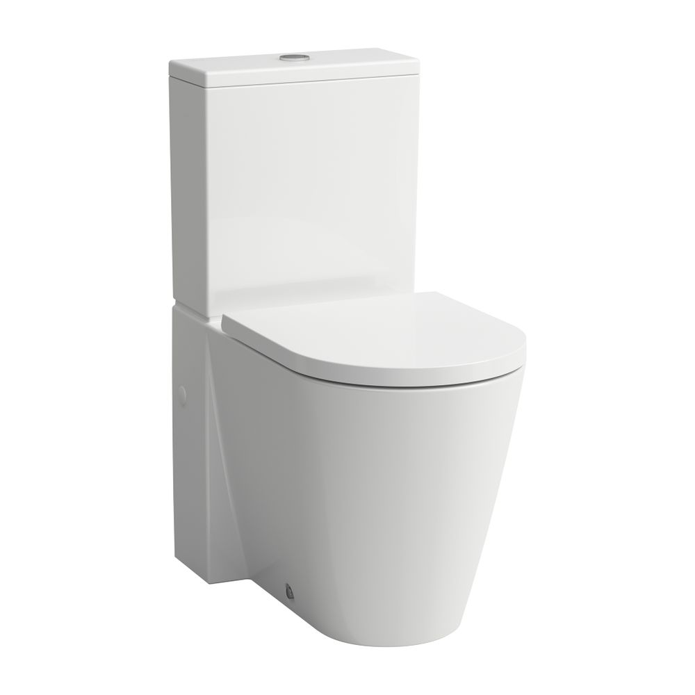 Laufen Tiefspül-WC Kombination Kartell 660x370x430mm, Active Weiß LCC, spülrandl... LAUFEN-H824337A000001 7612738089337 (Abb. 1)
