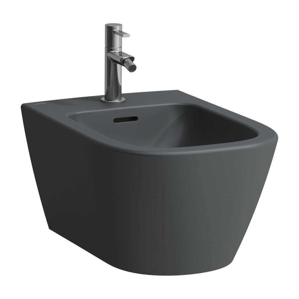 Laufen Wandbidet Advanced, verdeckte Befestigung, MEDA, 540x360mm, Graphit, 1 Ha... LAUFEN-H8301107583021 7612738064839 (Abb. 1)