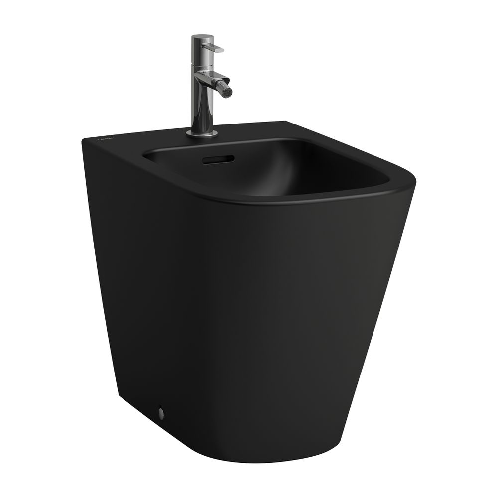Laufen Standbidet MEDA, 540x360x430mm, Mattschwarz, 1 Hahnloch, mit Überlauf, oh... LAUFEN-H8321117163021 7612738069469 (Abb. 1)